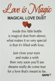 Love is Magic Magical Love Dust Bottle Charm with Story Card (Dreams Come True)