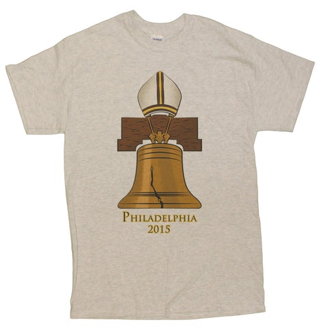 Men's Philadelphia 2015 Pope Liberty Bell Commemorative T-Shirt