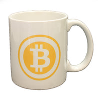Bitcoin Logo Double Sided Coffee Mug Microwave & Dishwasher Safe!