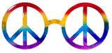 3 Piece Rainbow Hippie Costume Kit w/ Headband, Earrings & Glasses!
