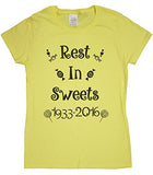 Ladies Gene Wilder Tribute "Rest In Sweets" T-Shirt