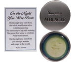On The Night You Were Born Zinc Pocket Charm w/ Story Card - Moon