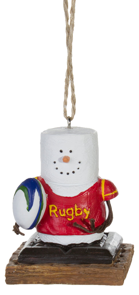 S'mores Rugby Player Christmas/ Everyday Ornament – LindasGifts