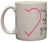 The Best Moms Get Promoted To Grandma 11oz Coffee Mug with Hearts