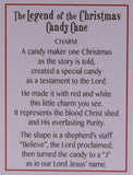 Stocking Stuffer- Legend Of The Candy Cane Pocket Charm w/ Story Card