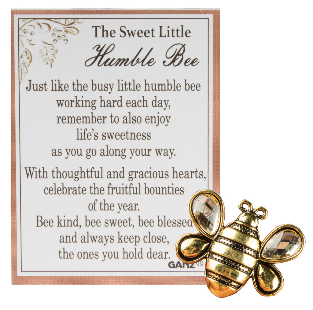 The Sweet Little Humble Bee Pocket Charm PT36
