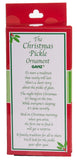 Traditional Glass Pickle Ornament In Gift Box With Story Of The Pickle