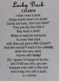 Ganz Lucky Little Duck Pocket Charm with Story Card