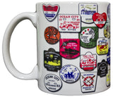 Ocean City, New Jersey Beach Tag Collage 11oz. Coffee Mug