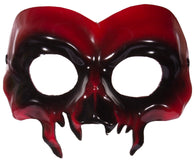 Costume accessory - Red Demon Half Mask w/ Ribbon Ties