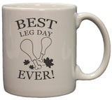 Funny Thanksgiving Best Leg Day11oz Coffee Mug