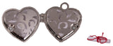 Adorable Forever In My Heart Zinc Charm w/ Stiny Scroll & Story Card