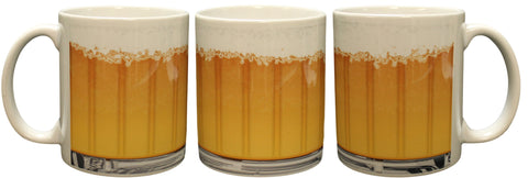 Beer Mug Sublimation (Wrap Around Artwork) Funny Novelty Coffee Mug