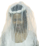 Jacobson Hat Company Ladies 32 Inch Long White Flower Bride Bridal Costume Veil…