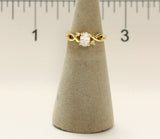 Women's 18 Kt Gold Plated Dress Ring Oval Cut CZ 113