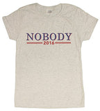 Ladies Nobody For President 2016 Funny Political T-Shirt