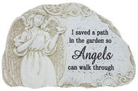 11 Inch Wide Polystone Merorial Stone/ Plaque "I saved a path…"