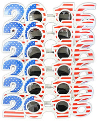 2016 Graduation/ Summer Olympics/ Election Day USA Flag Party Glasses -6 Pack