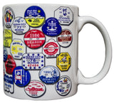 Ocean City, New Jersey Beach Tag Collage 11oz. Coffee Mug