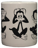 See No Evil, Hear No Evil, Flip The Bird 11oz Coffee Mug