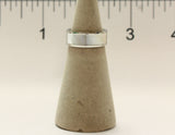 Women's Stainless Steel  Dress Ring Mother of Pearl Band 120