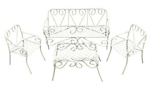 Ganz Collectible Fairy Garden Patio Set of 4