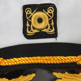 Jacobson Hat Company Men's Adult Yacht Cap w/ Scrambled Eggs