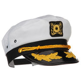 Jacobson Hat Company Men's Adult Yacht Cap w/ Scrambled Eggs
