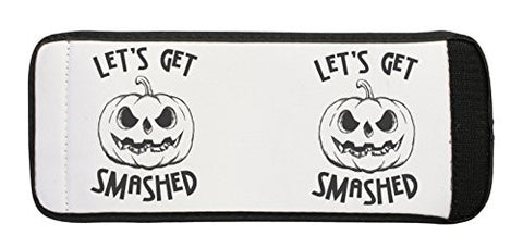 Funny Halloween Let's Get Smashed Can Cooler/ Cold Beverage Koozie