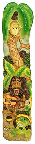 12 Inch Rastafarian Man Three Dimensional Incense Burner