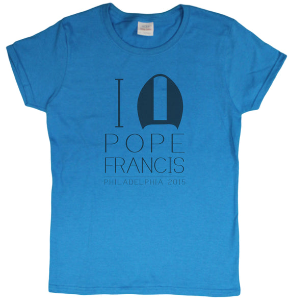 Ladies "Pope Francis Philadelphia 2015" Commemorative T-Shirt