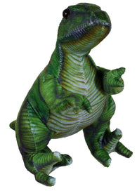 14 Inch Long Dinosaur Plush Toy With 3D Artwork Detail  (Velociraptor)
