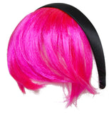 Costume Accessory - Neon Hair Bangs Headband (Pink)