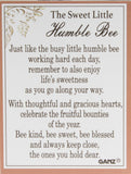 The Sweet Little Humble Bee Of Gratitude Pocket Charm w/ Story Card
