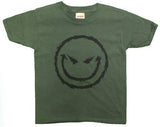 Gildan Evil Smiley Face Youth T-Shirt (Sizes 4-20)