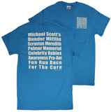Men's The Office Michael Scott's Fun Run Double Sided Licensed T-Shirt