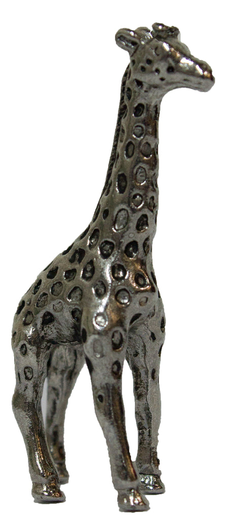 Always Stand Tall Zinc Giraffe Pocket Charm with Story Card by