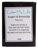Color My Life Inspirational Zinc Angel Of Serenity Figurine w/ Story Card