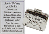 Special Delivery 1 Inch Envelope Box Charm w/ Story Card - "You Are Loved"