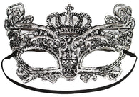 Costume Accessory - Lace Crown Cat Mask w/ Elastic Band