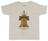 Unisex-Big Kids Philadelphia 2015 Pope Liberty Bell Commemorative T-Shirt