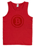 Men's Bitcoin Logo Tank Top
