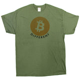 Men's Bitcoin Be Different Graphic T-Shirt