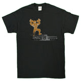 Men's Bitcoin Crypto Crusdaer Smashes The Federal Reserve T-Shirt (Black)