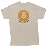 Men's Bitcoin Be Different Graphic T-Shirt