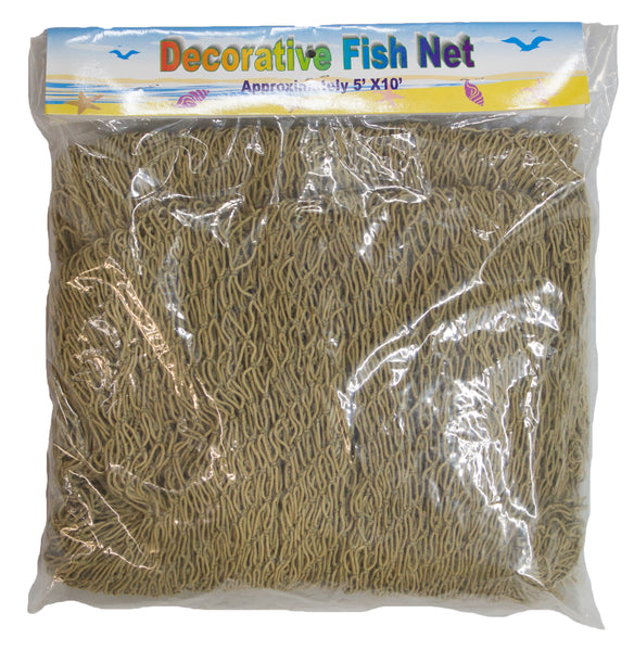 Nautical Decoration - 5 foot by 10 Foot Decorative Fish Net