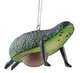 Cute And Funny Avocado Yoga Ornament In Choice Of Pose