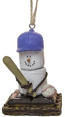 S'Mores Baseball Player Christmas/ Everyday Ornament