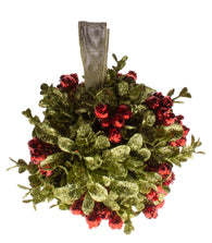 Kissing Krystals 5 Inch Mistletoe Ball Ornament