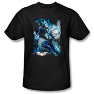 Dark Knight Rises - Batman & Bane Showdown Men's T-Shirt, Black, Small